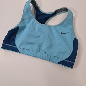 Nike Light Blue and Dark Blue Sports Bra